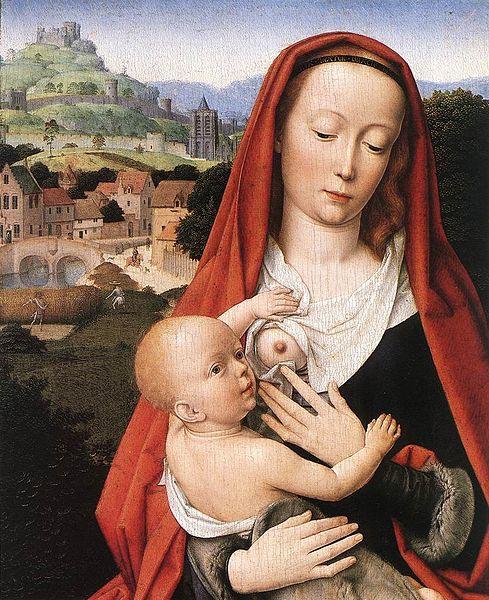 Gerard David Mary and Child Sweden oil painting art